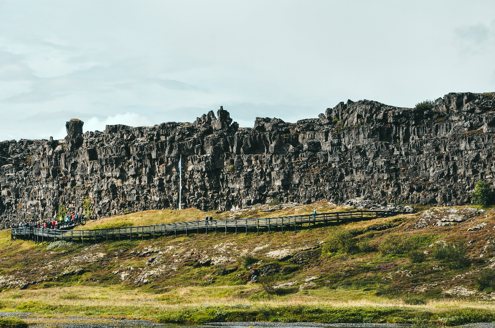 Thingvellir Tectonic Plates in Iceland