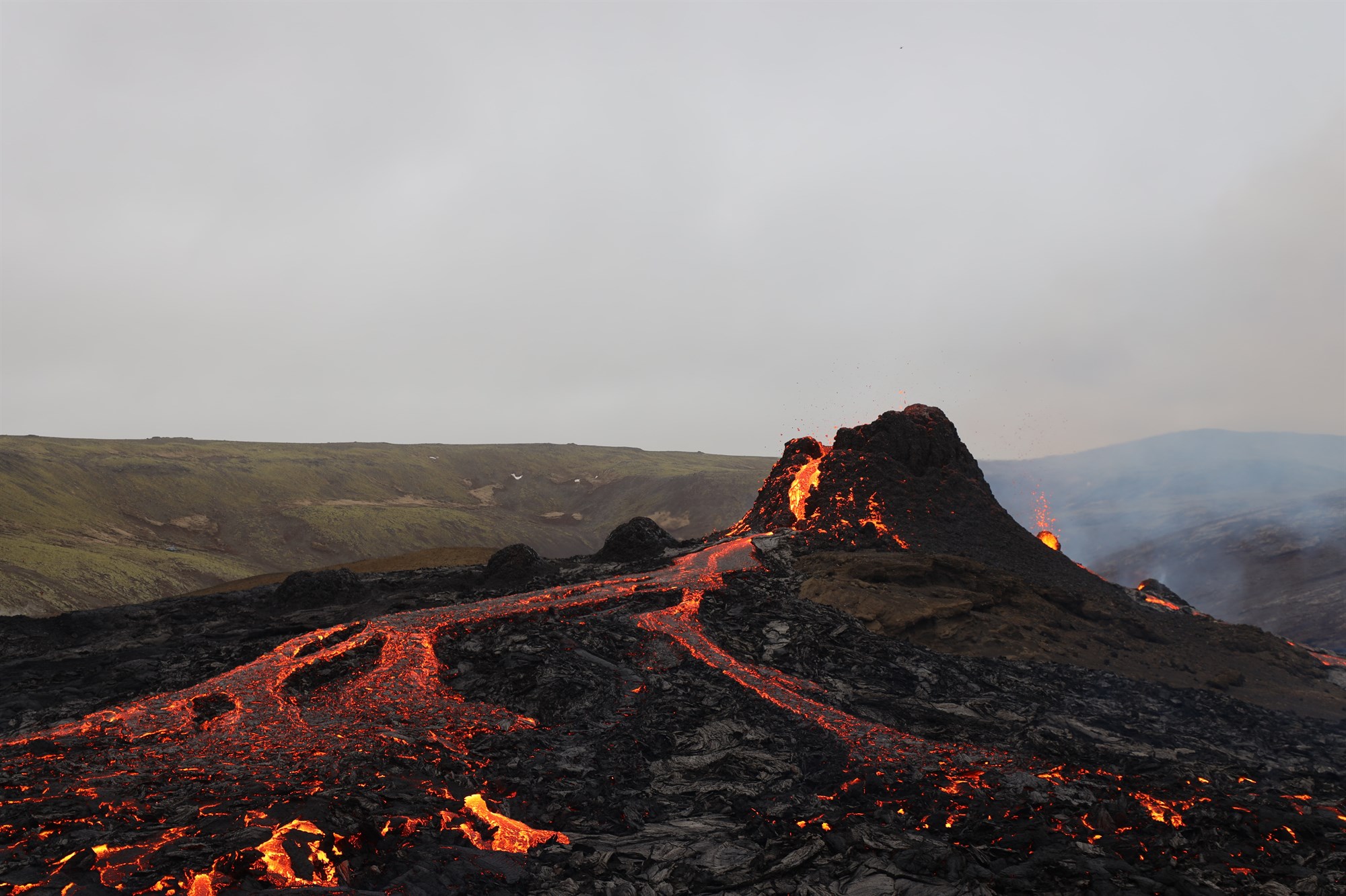 Iceland Geldingadalur volcano