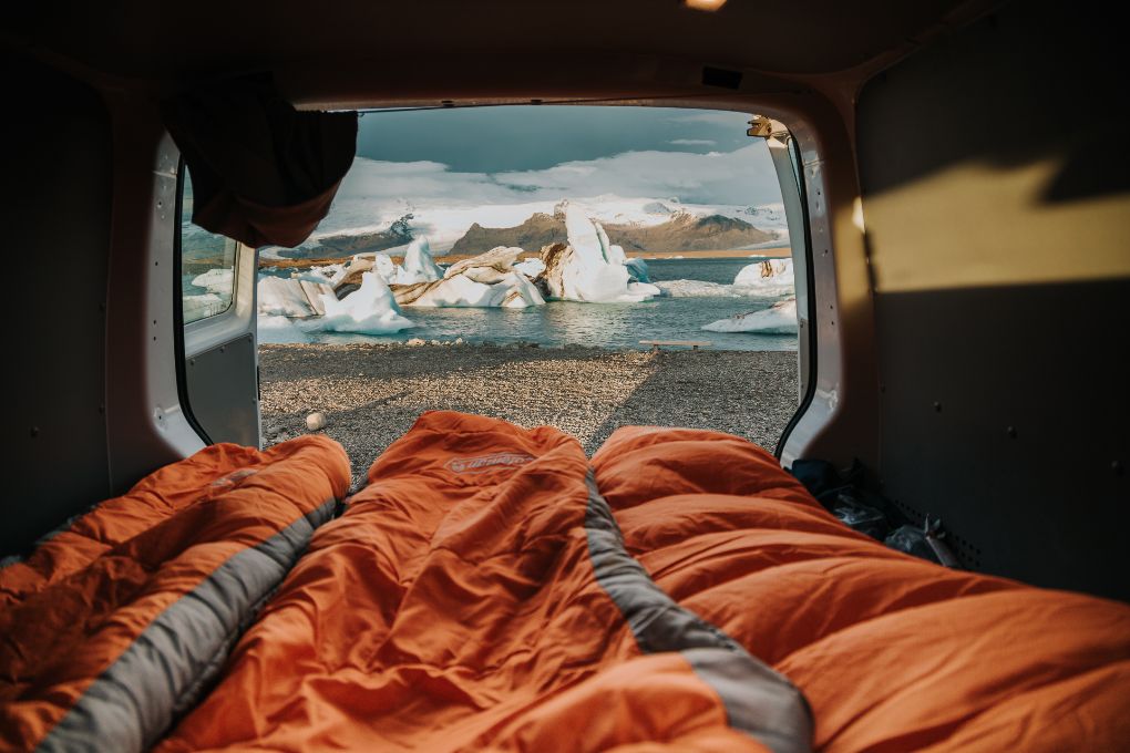 la vida en furgoneta en islandia