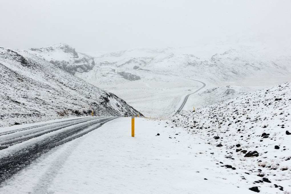 Le strade islandesi in inverno Le strade islandesi in inverno